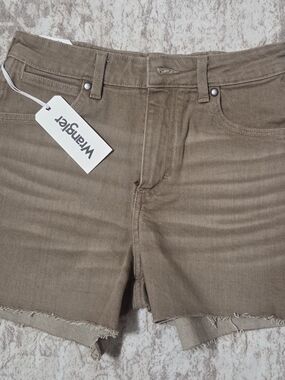 Wrangler Women's Tan Denim Cutoff Shorts